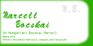 marcell bocskai business card